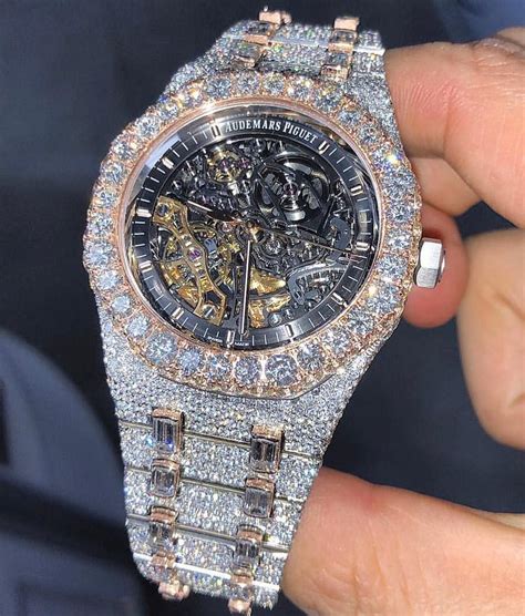 iced out audemars piguet price|ap skeleton iced out baguette.